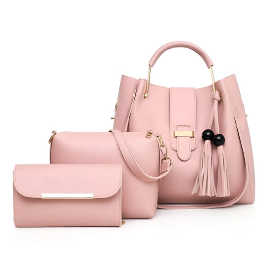 Alexa tote handbag 3 PC`s - Pink